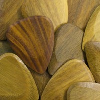 Timber Tones Lignum Vitae (Guaiacum officinale) Pick TTLV4P - Dörtlü Paket