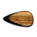 Timber Tone Tri Tone plectrum Pick Zebrawood