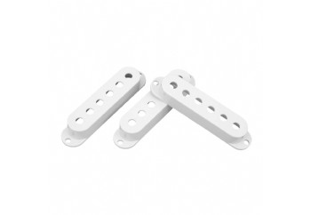 DiMarzio Vintage Strat Pickup Cover (Strat) White - 3 Adet - Manyetik Kapağı