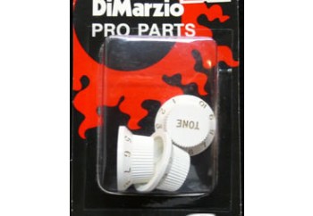 DiMarzio DM2111 Strat Replacement Knob Set Beyaz - Potans Düğmesi (3 Adet)