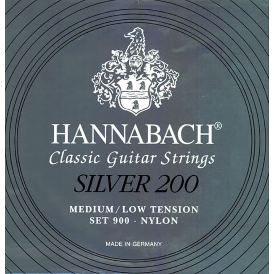 Hannabach Silver 200 Medium Low tension - 900 MLT Klasik Gitar Teli