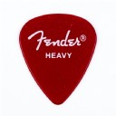 Fender California Clear Picks Candy Apple Red - Heavy - 1 Adet