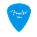 Fender California Clear Picks Lake Placid Blue - Thin - 1 Adet