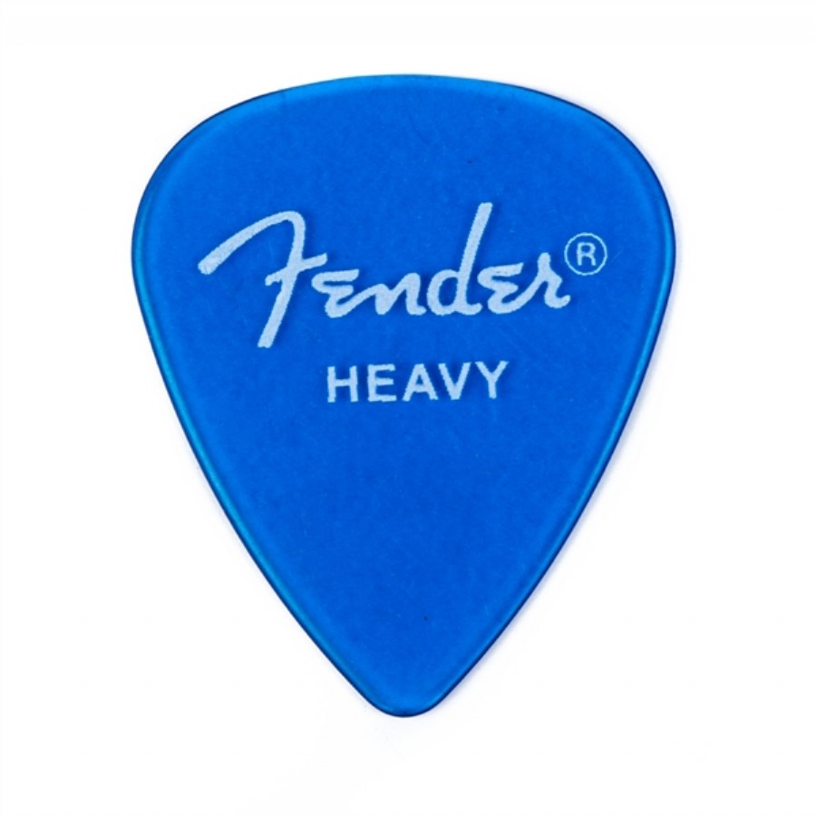 Fender California Clear Picks Lake Placid Blue - Heavy - 1 Adet Gitar Penası