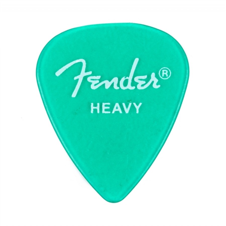 Fender California Clear Picks Surf Green - Heavy - 1 Adet Gitar Penası