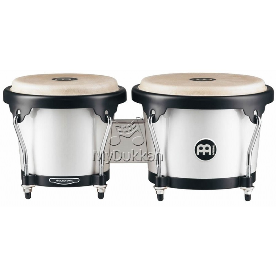 Meinl HB100 Headliner Bongo Set PW - Pearl White Bongo