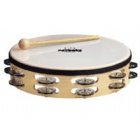 Nino 25 Headed Wood Tambourines Çift sıra zilli