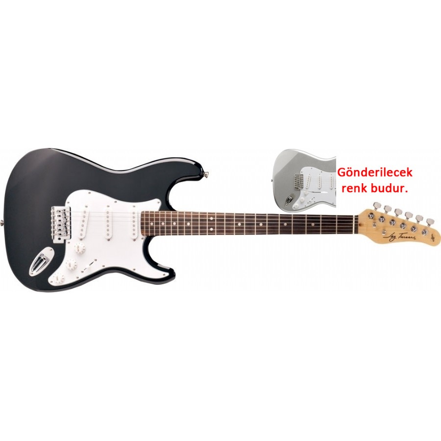 Jay Turser JT-300 CRS - Chrome Silver Elektro Gitar
