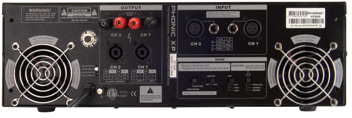 XP7 amp finished plates have a fever-in Power Tool