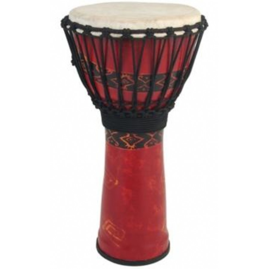 Toca Percussion SFDJ-10RP - Freestyle Rope Tuned Djembe Bali Red 10