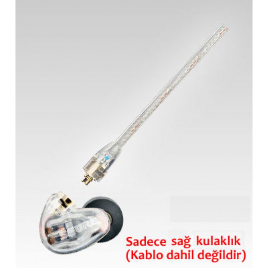 Shure SE315 Sound-Isolating In-Ear Stereo Earphones SE315-CL-RIGHT - Sağ Ses İzolasyonlu Kulaklık