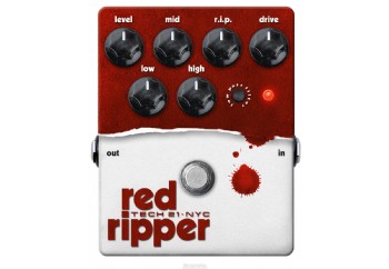 Tech 21 RIP Red Ripper Distortion Bass Effects Pedal - Distortion Pedalı