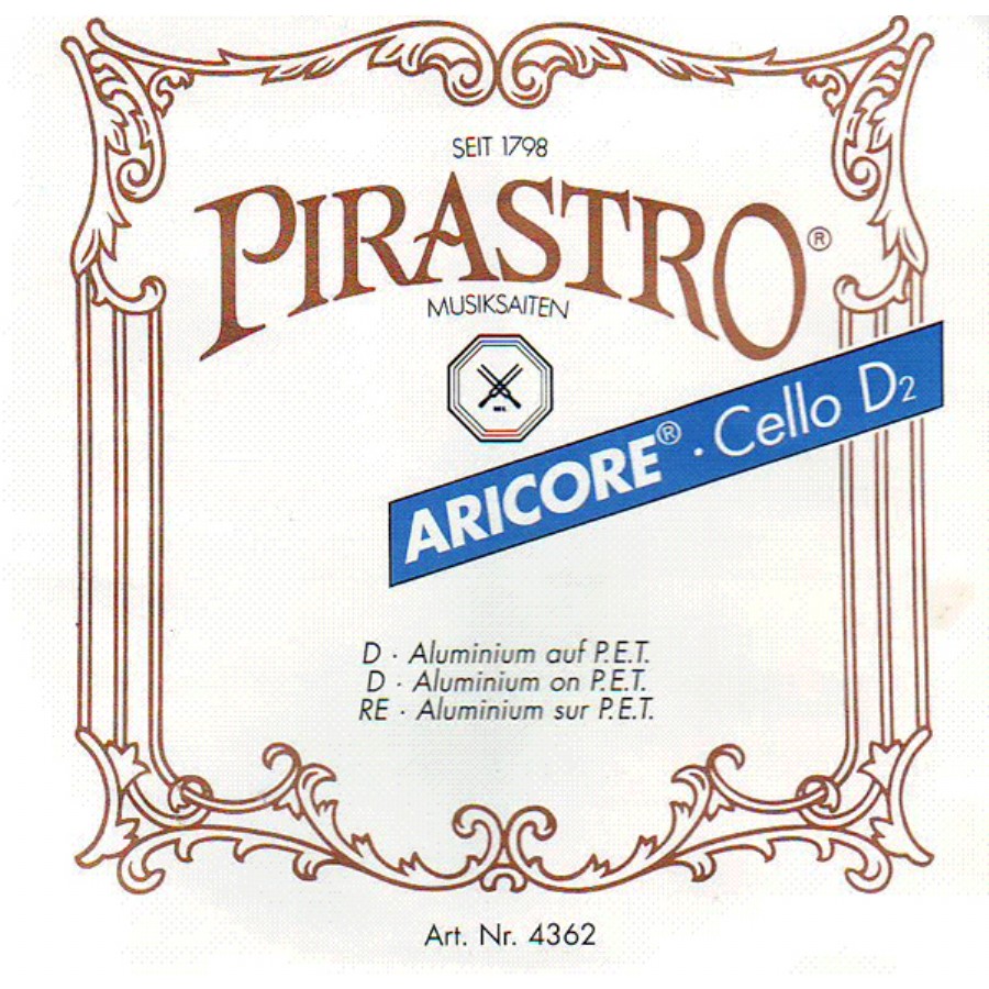 Pirastro Aricore Cello Strings D (Re) - Tek Tel Çello Teli