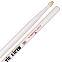 Vic Firth American Classic 5BW - Beyaz (Ağaç Uçlu)