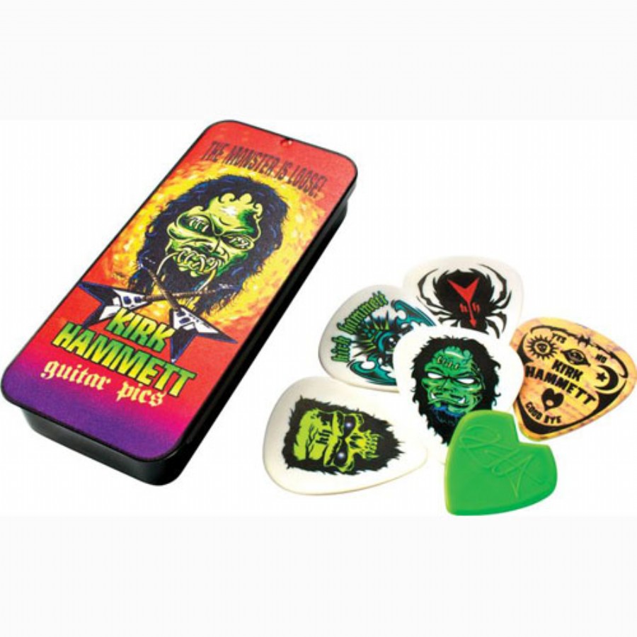 Jim Dunlop Kirk Hammett Monster Loose Signature Picks 6 adet Pena
