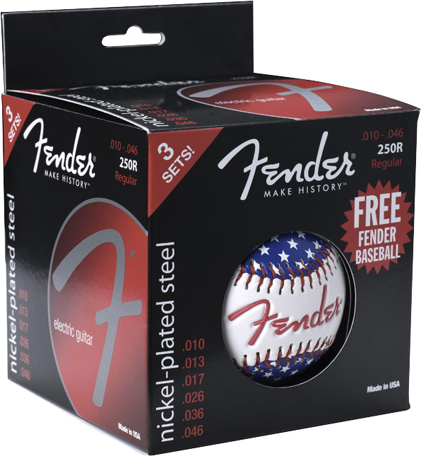 Fender Baseball String 3-Pack 3-Takım (250R) 010 Fiyatı