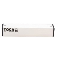 Toca Percussion Aluminum Square Shakers, White T-2208 - 8 inç