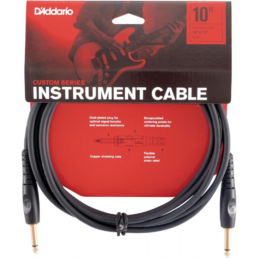 DAddario PW-G-10 3 Metre Enstrüman Kablosu (3,05 mt)