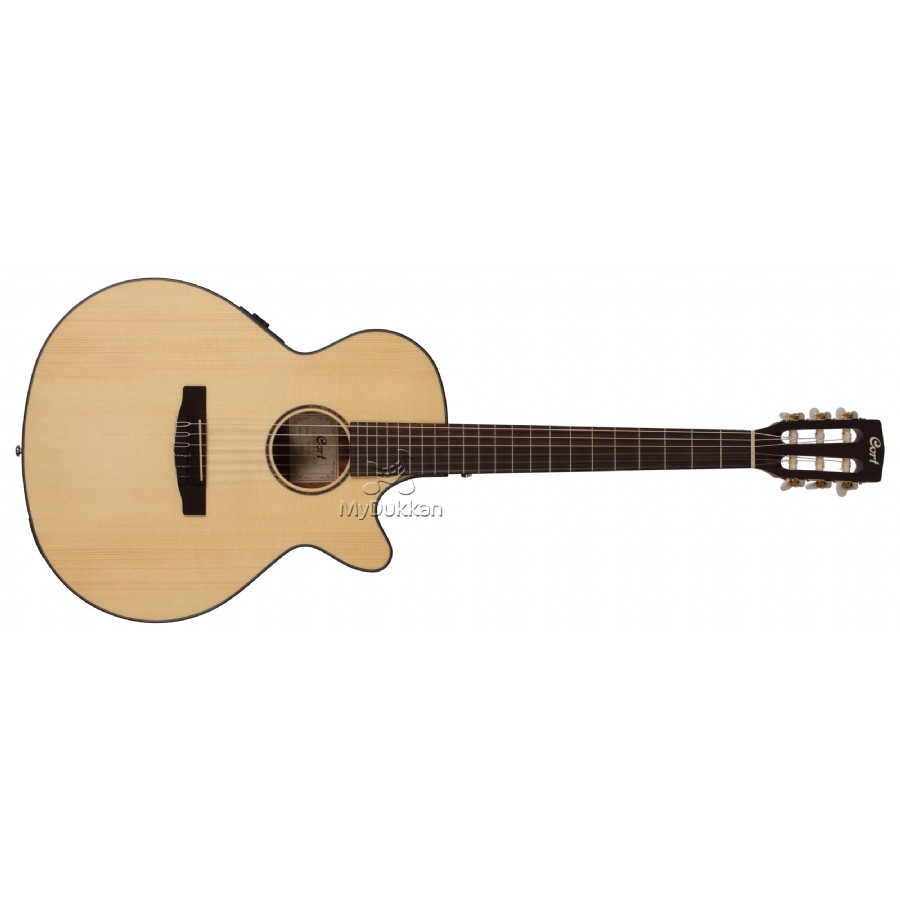 Cort CEC3 NS - Natural Satin Elektro Klasik Gitar