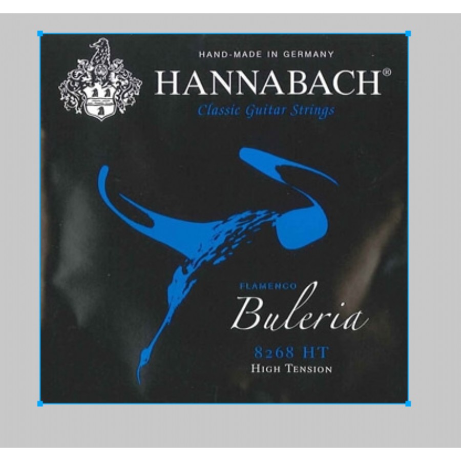 Hannabach 8268 HT Buleria Flamenco, 3-Treble Set Alt 3 Tel Flamenko Gitar Teli