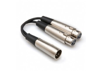 Hosa Technology YXF-119 15 Santim - XLR (Erkek) Dual XLR (Dişi) Y-kablo