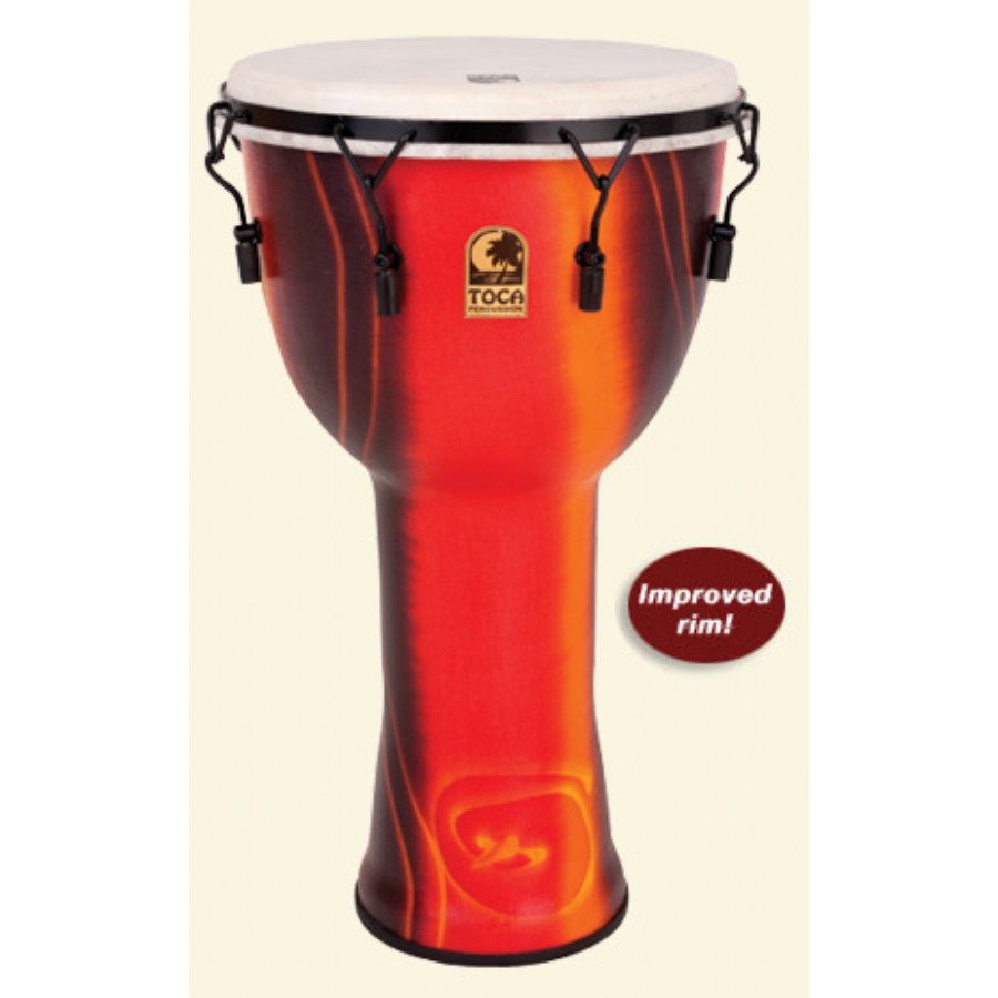 Toca Percussion SFDMX-12F Freestyle Mechanically Tuned Djembes 12
