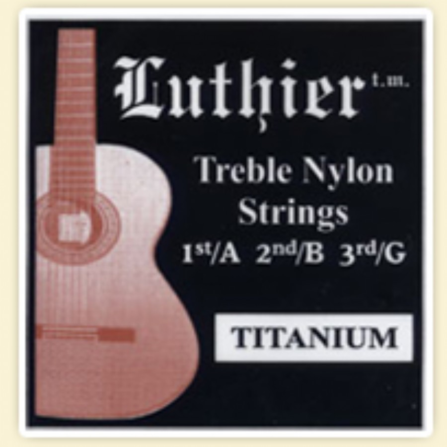 Luthier Treble Nylon String Set (Titanium) Treble Set (Alt Üç Tel) Tiz set (Sadece Alt Teller Mevcuttur)