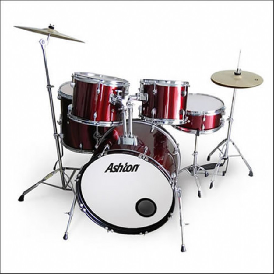 Ashton TDR520 Drum Kit SV - Metalik Gri Akustik Davul Seti