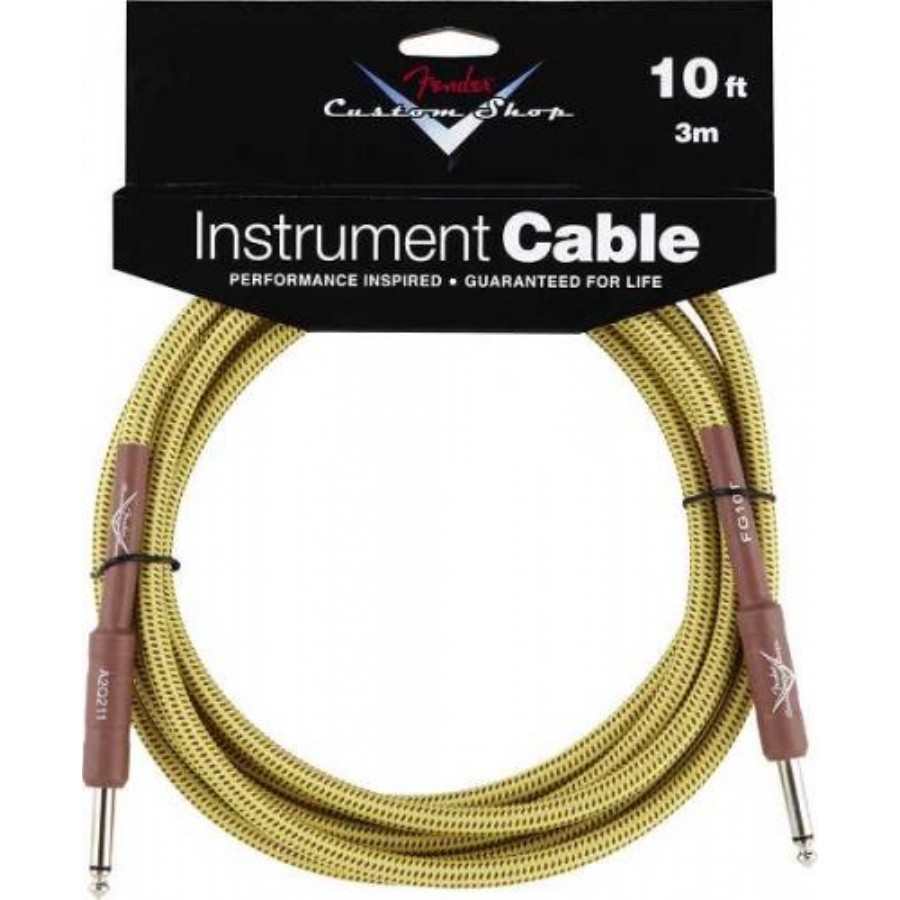 Fender Custom Shop Performance Series Cables Tweed (3 metre) Enstrüman Kablosu