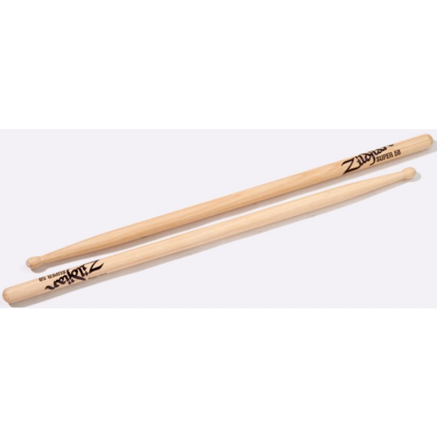 Zildjian Super 5B Wood Natural Drumsticks Wood Baget
