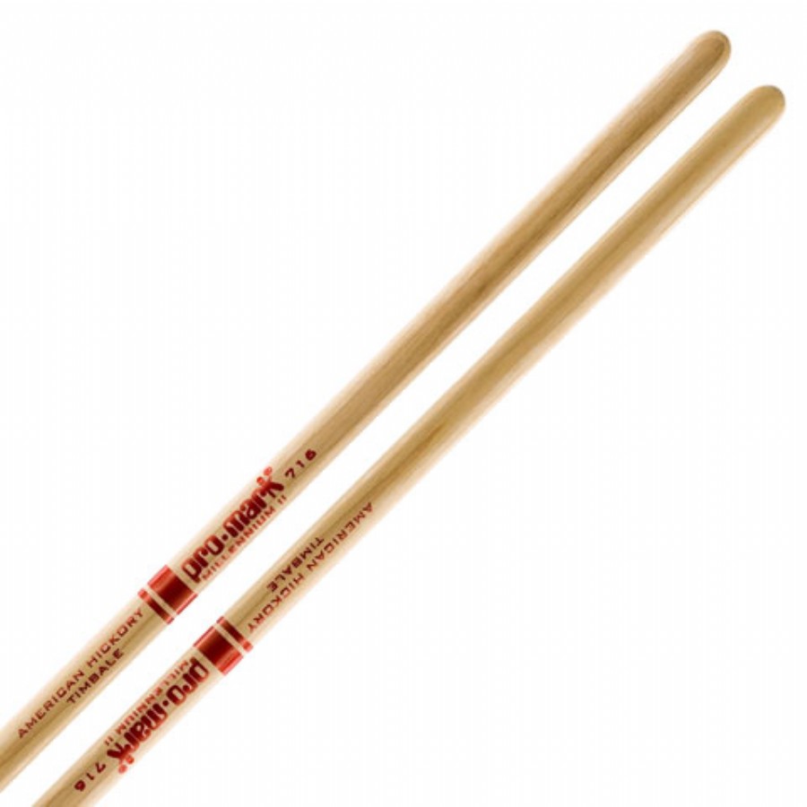 Promark TH716 Hickory Timbale Stick Timbale Bageti (4 Çift)