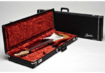 Fender Strat Tele Multi-Fit Hardshell Cases Black w/ Orange Plush Interior - Elektro Gitar Kutusu
