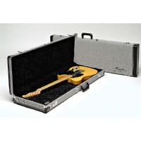 Fender Strat Tele Multi-Fit Hardshell Cases Black Tweed w/ Black Interior