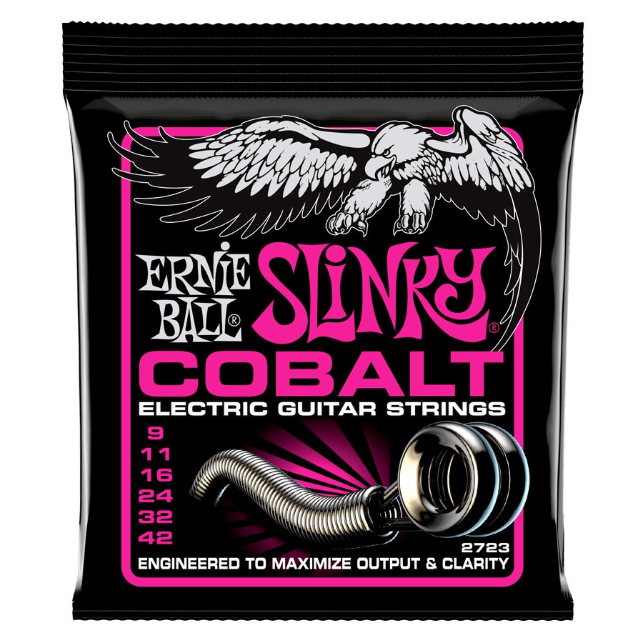 Ernie Ball 2723 Cobalt Super Slinky Takım Tel Elektro Gitar Teli 009-042