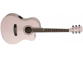 Cort Jade 2F PPM - Pale Pink Metallic - Elektro Akustik Gitar (Çantalı)