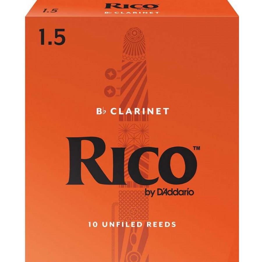 Rico Royal By DAddario RCA10 Bb Clarinet No:1.5 Bb Klarnet Kamışı (10'lu Paket)