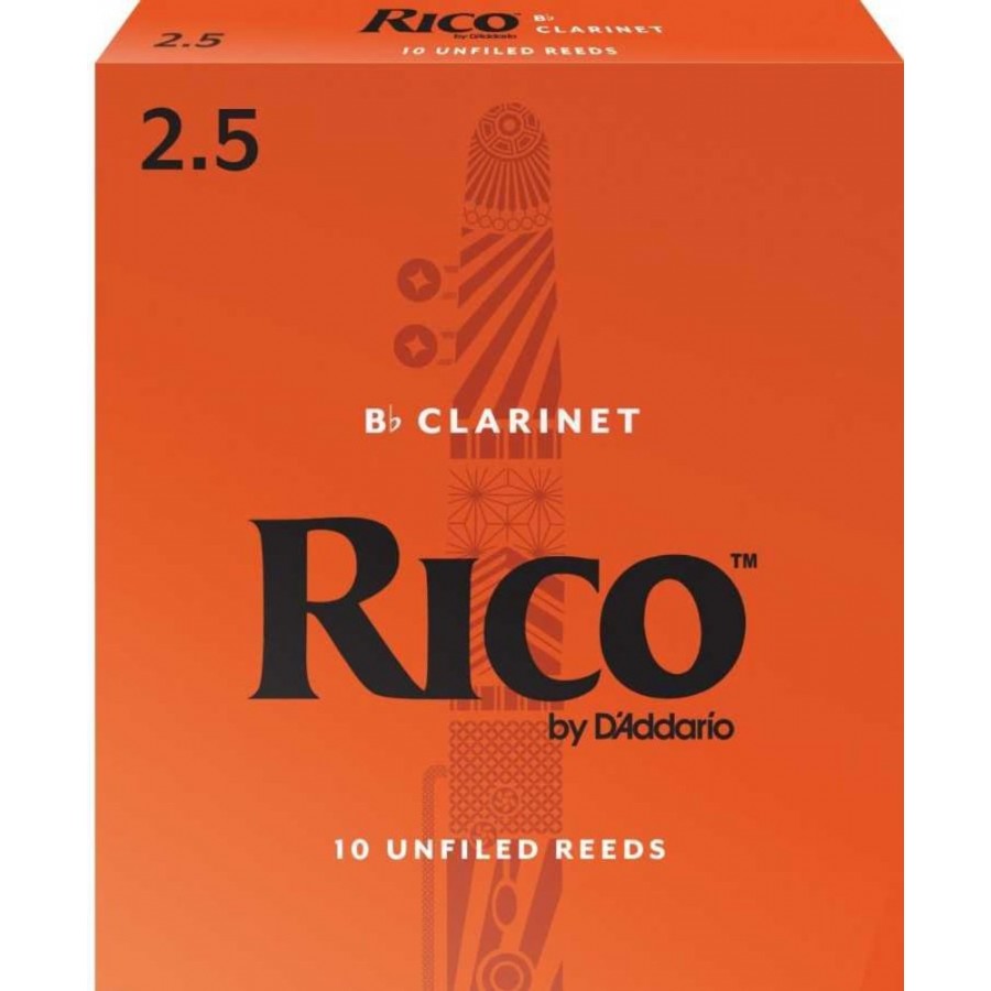 Rico Royal By DAddario RCA10 Bb Clarinet No:2.5 Bb Klarnet Kamışı (10'lu Paket)