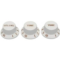 Fender Stratocaster Knobs White