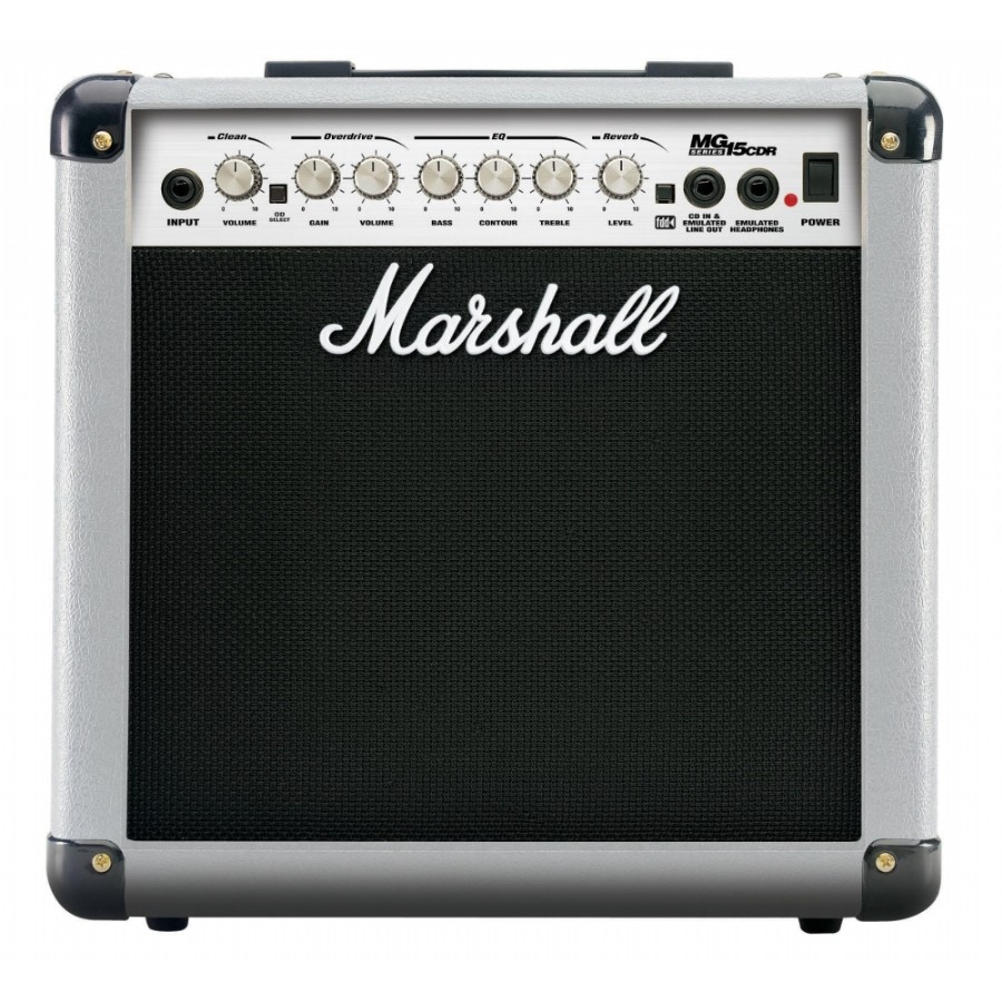 Marshall MG15CDR MG15CDR Limited - Gümüş Elektro Gitar Amfisi