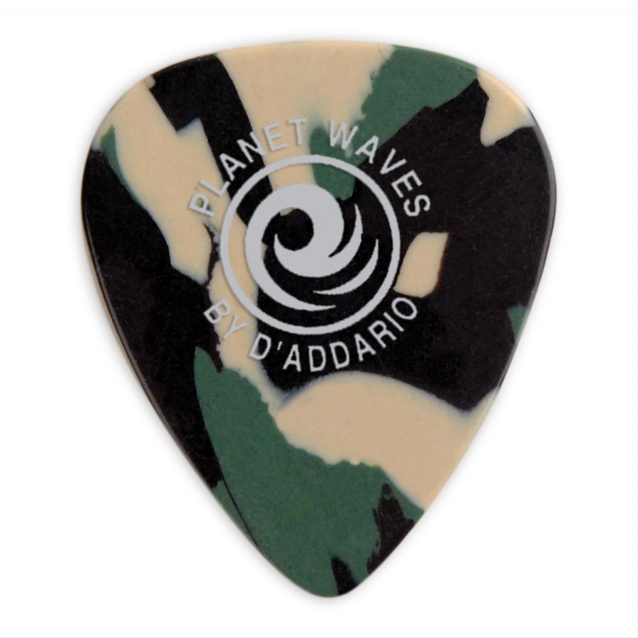 Planet Waves Camouflage Celluloid Guitar Picks 1 Adet Extra Heavy - 1.25mm Pena