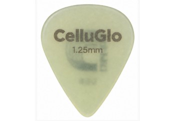 DAddario Classic Celluloid Pick, Cellu-Glo Picks Extra-Heavy 1.25mm - 1 Adet - Pena