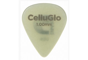 DAddario Classic Celluloid Pick, Cellu-Glo Picks Heavy 1.00mm - 1 Adet - Pena