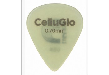 DAddario Classic Celluloid Pick, Cellu-Glo Picks Medium .70mm - 1 Adet - Pena