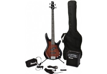 Ibanez IJSR190 Jumpstart Bass Package WNS - Walnut Sunburst - Bas Gitar Seti