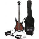 Ibanez IJSR190 Jumpstart Bass Package WNS - Walnut Sunburst