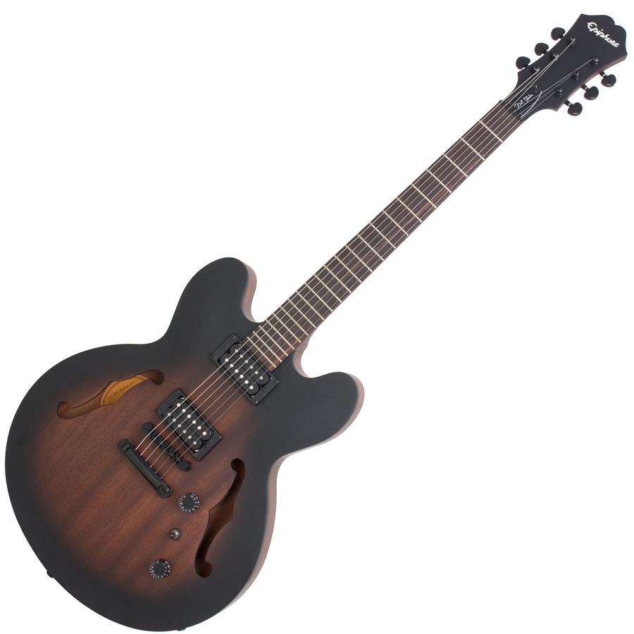 Epiphone dot deals blue burst