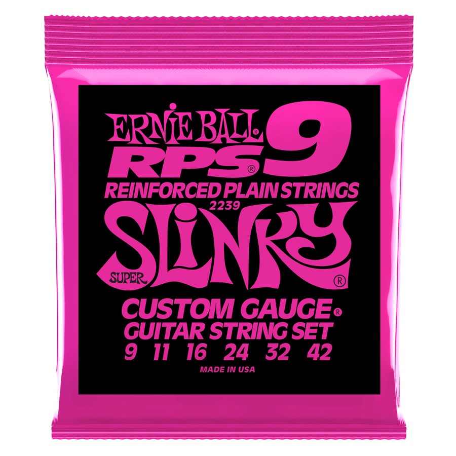 Ernie Ball 2239 RPS-9 Slinky Nickel Wound Takım Tel Elektro Gitar Teli 009