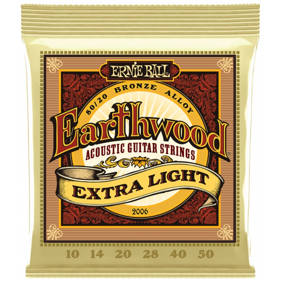 earthwood acoustic guitar strings extra light