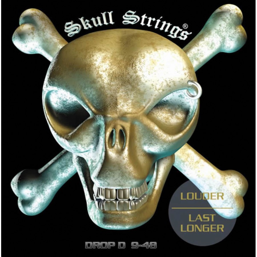 Skull Strings DROP D 9-48 Takım Tel Elektro Gitar Teli 009-048
