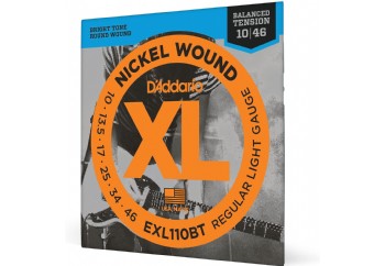 D'Addario EXL110BT Nickel Wound, Balanced Tension Regular Light, 10-46 010-046 Takım Tel - Elektro Gitar Teli